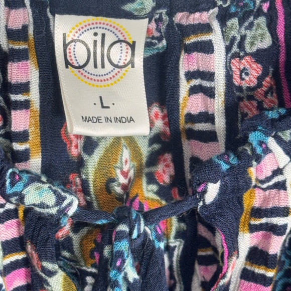 Bila Blue Multicolored Floral Maxi Dress, great for summer - Picture 4 of 6